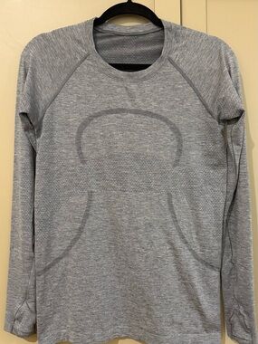 lululemon athletica Swiftly tech Heather Gray Long Sleeve Athletic Top